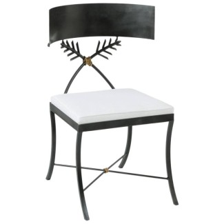 Iron Klismos Chair