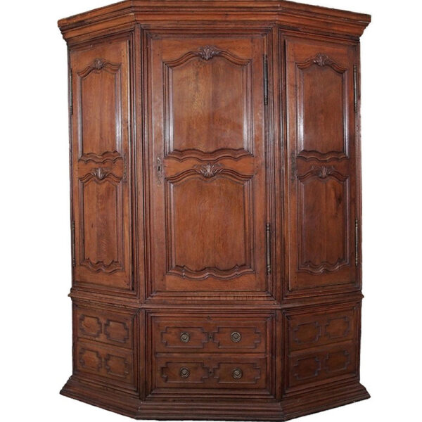 18th Century Louis XIV Corner Cabinet