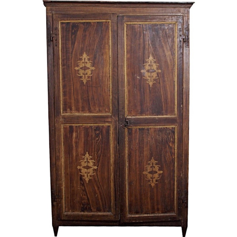 18th Century Louis XIV Painted Armoire
