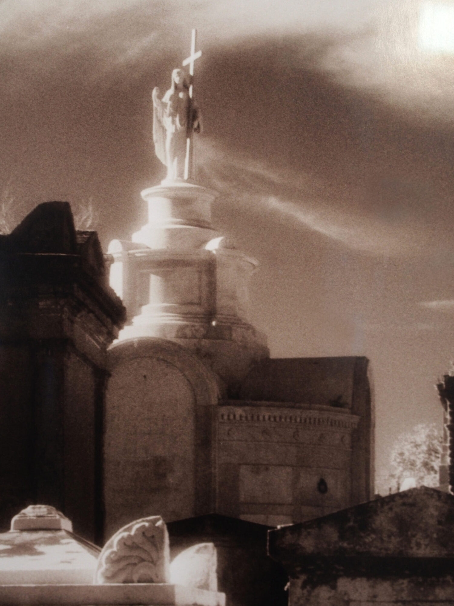 Infrared Photograph of New Orleans Cemetery - Image 2