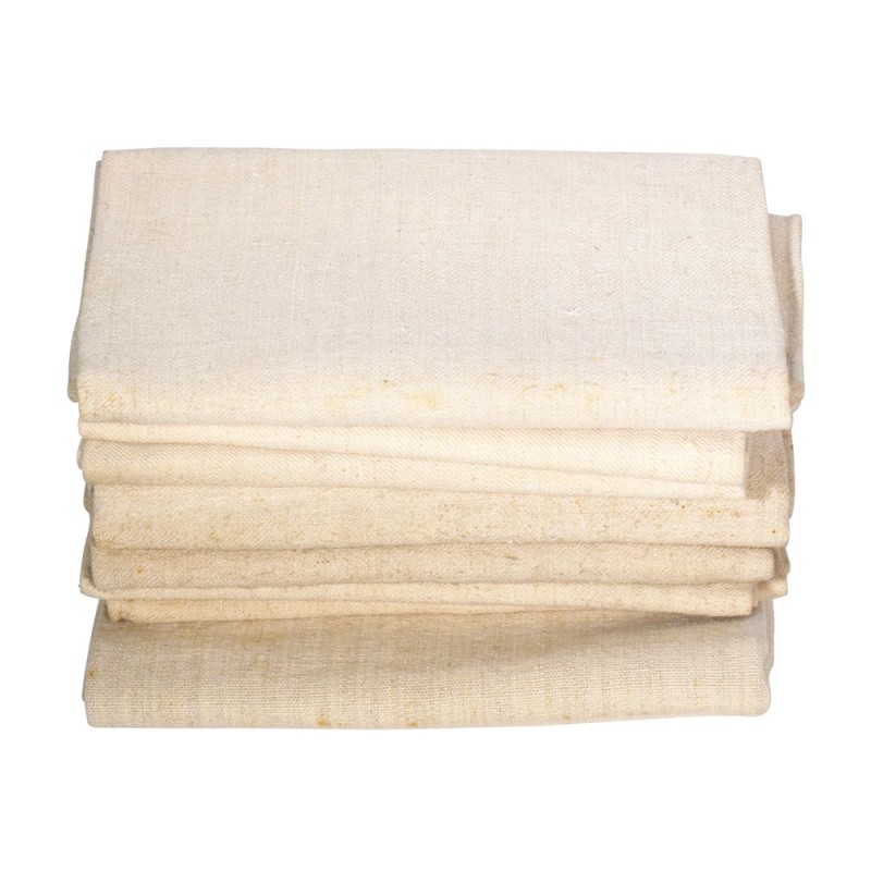 Set of 6 French Provincial Linen Serviettes or Dining Napkins