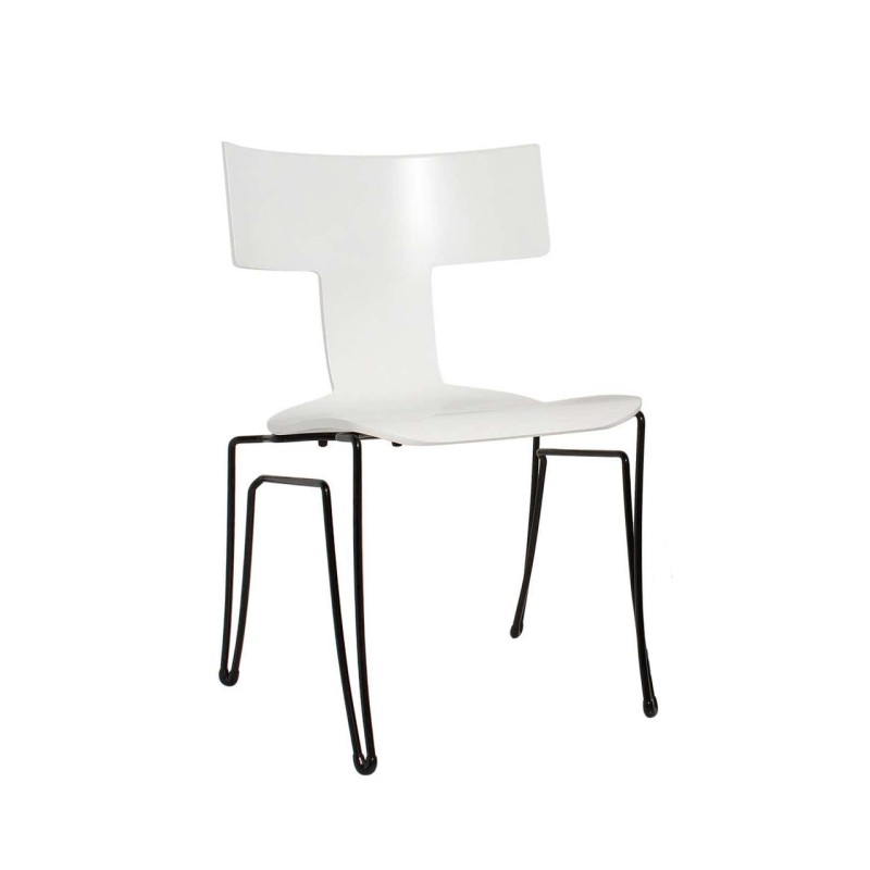 Italian Dining Chair - Available in Black or White - Image 3