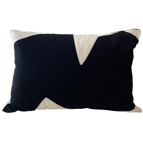 Black & Natural Pillow