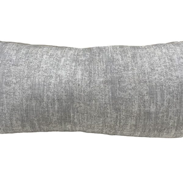 Light Grey Tweed Lumbar Pillow