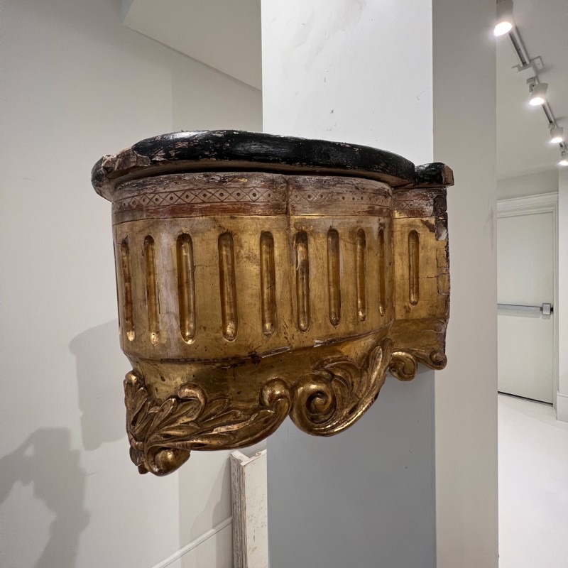 18c Gilded Italian Wall Brackets - Image 3