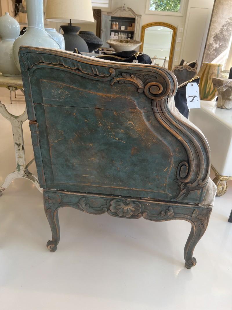 18th Century Large Swedish Trag Bench - Image 7