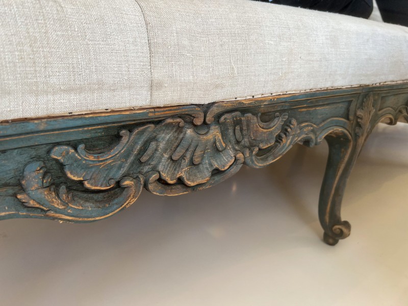 18th Century Large Swedish Trag Bench - Image 6