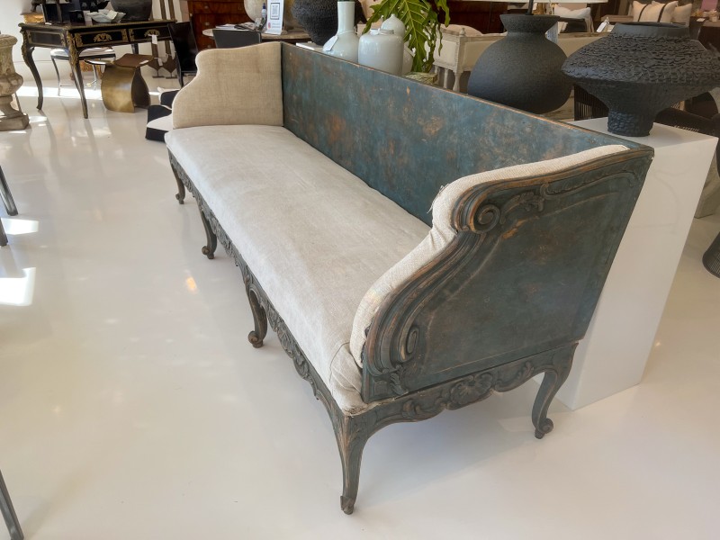 18th Century Large Swedish Trag Bench - Image 2