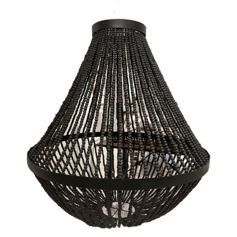 Black Bead Chandelier
