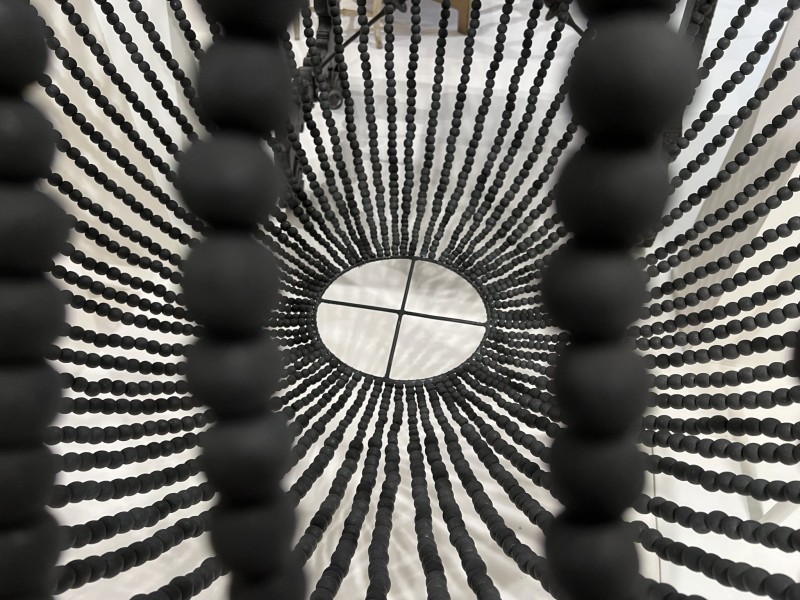 Black Bead Chandelier - Image 5