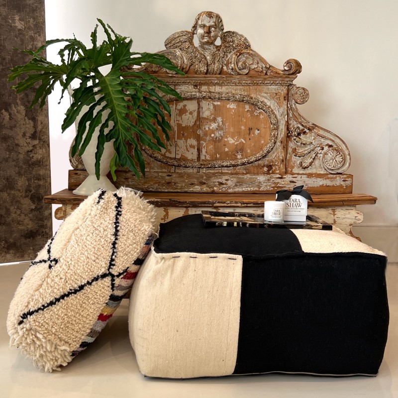 Square Indian Pouf - Large - Image 5