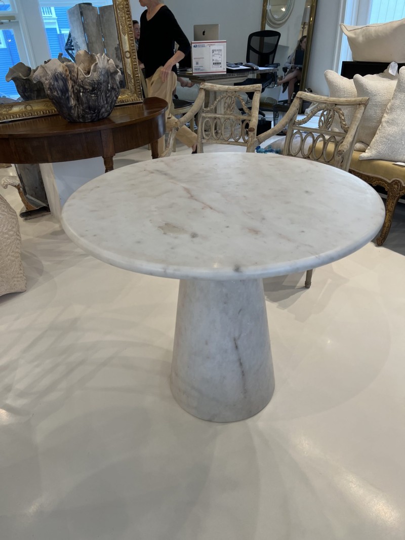 White Marble Table - Image 5