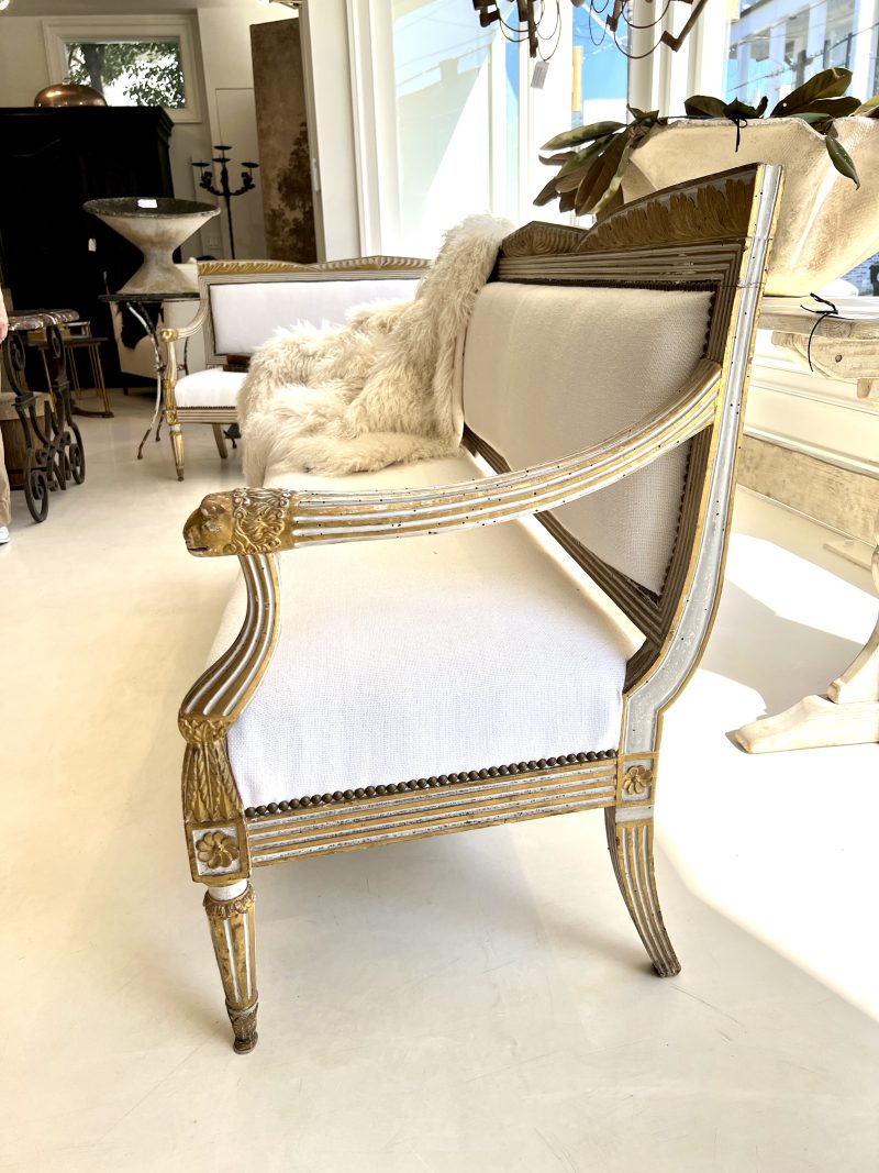 Rare Pair of 1st Empire Benches from Parma - Image 15