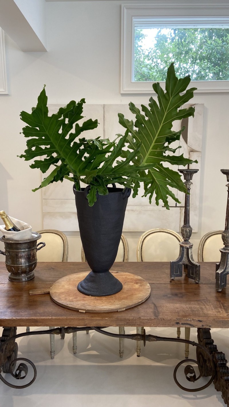 Tall Black Vase - Image 5