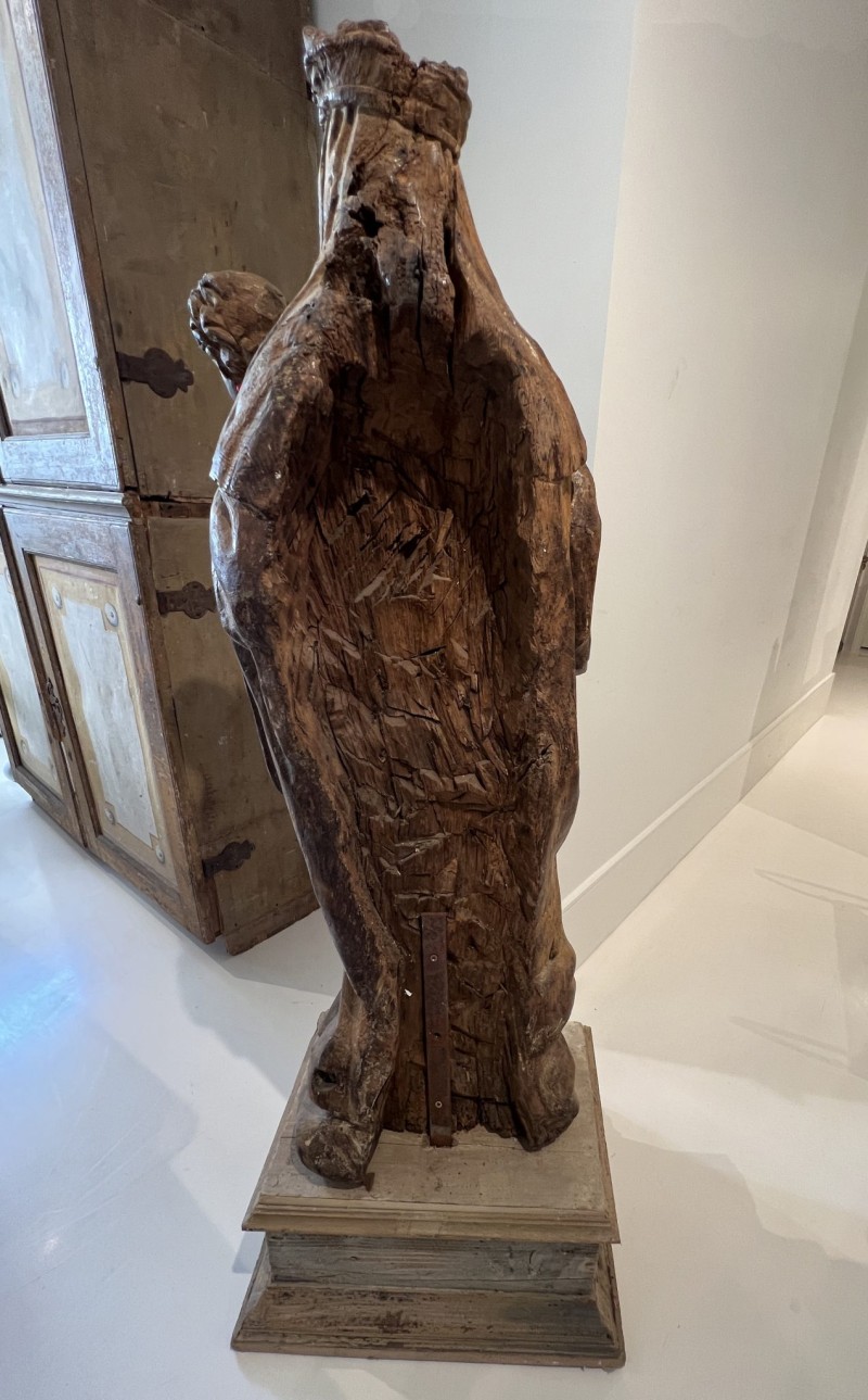 17th Century Madonna & Child Statue - Image 9
