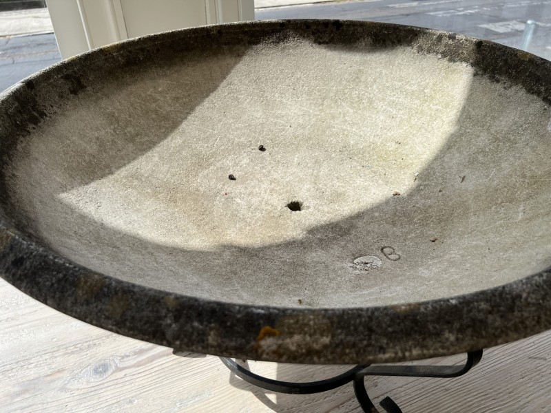 Large Jardiniere with Black Iron Stand - Image 4