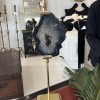 Agate Slab on Brass Stand - Image 2