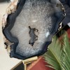 Agate Slab on Brass Stand - Image 3