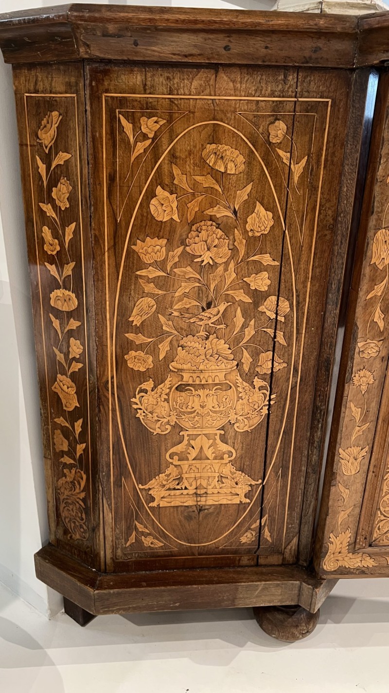 19th Century Danish Marquetry Buffet or Enfilade - Image 7