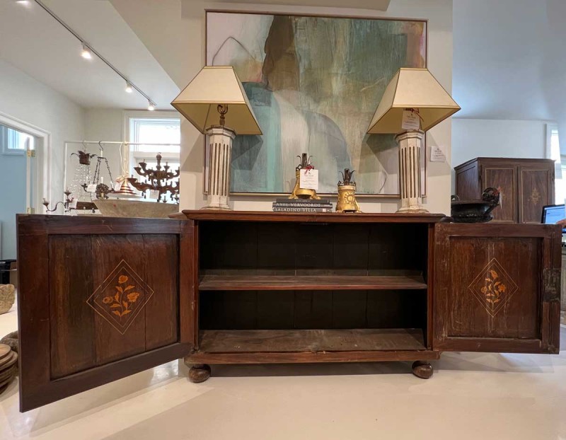 19th Century Danish Marquetry Buffet or Enfilade - Image 10