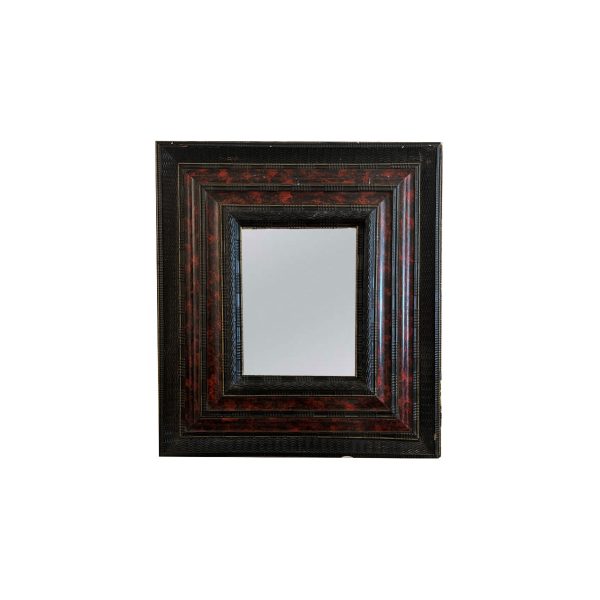 18c Italian Faux Tortoise Mirror
