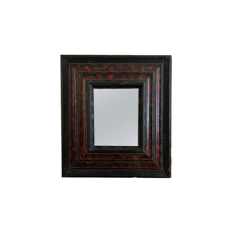 18c Italian Faux Tortoise Mirror