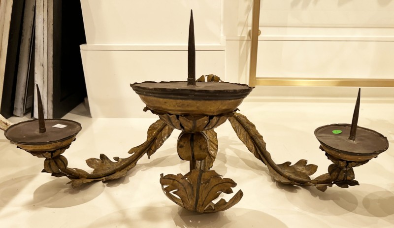 Pair of Sconces, 18th Century 3 Arm (2 Pair Available) - Image 8