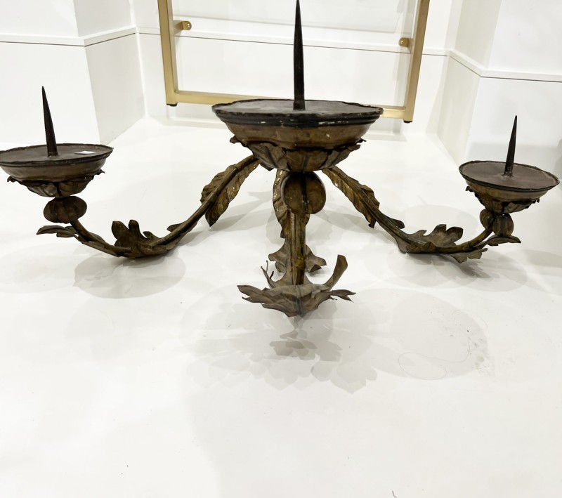 Pair of Sconces, 18th Century 3 Arm (2 Pair Available) - Image 4
