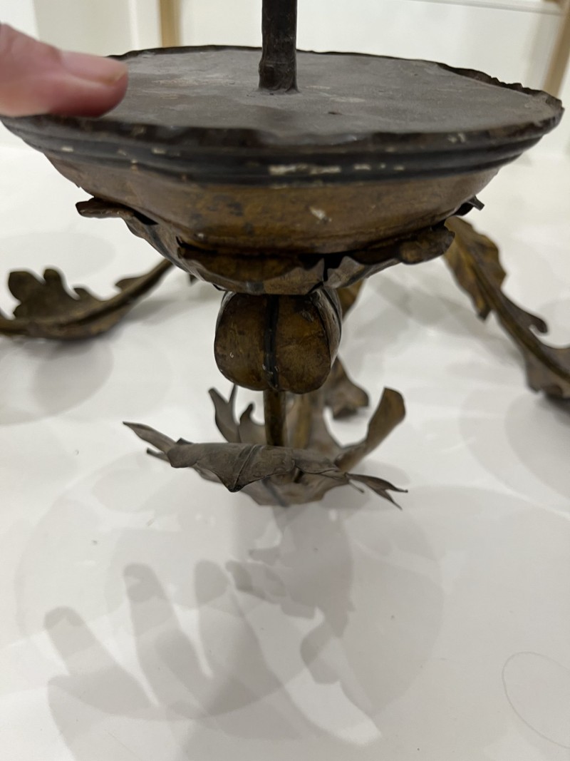 Pair of Sconces, 18th Century 3 Arm (2 Pair Available) - Image 2