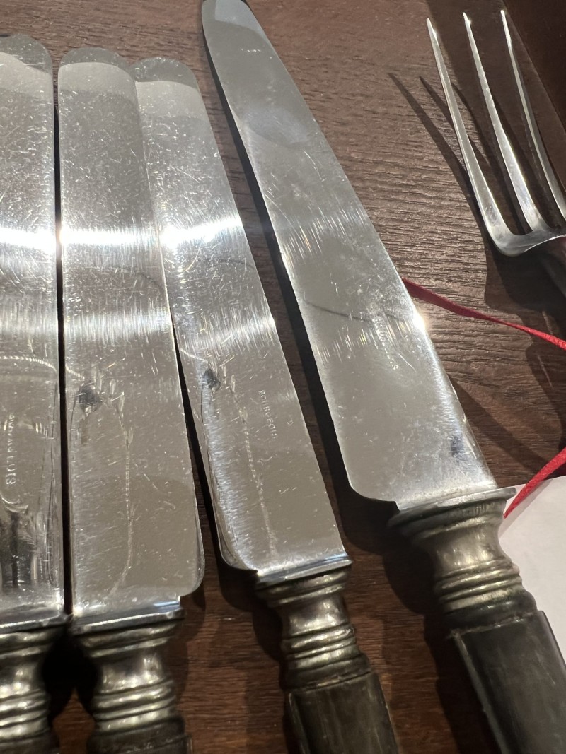 Large Set Of Wood Handled Knives - Image 2