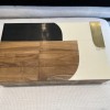 Decorative Wooden Inlaid Box - Black/Ivory - Image 4