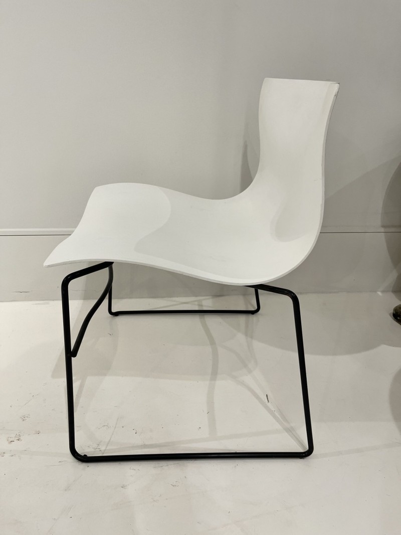 Set of 8 Massimo Vignelli for Knoll Handkerchief Chairs - Image 5
