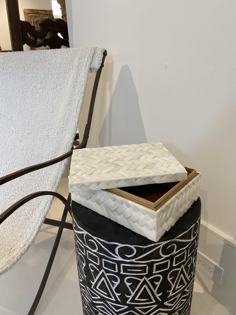 Decorative Braided Bone Box - Image 5