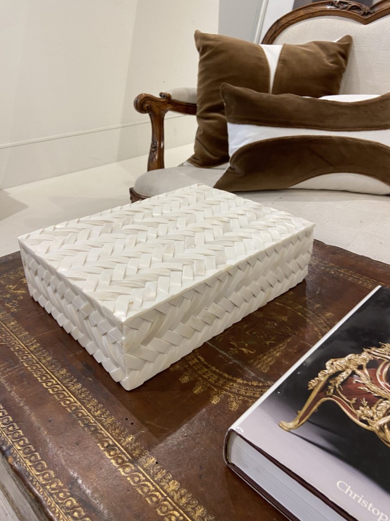 Decorative Braided Bone Box - Image 4