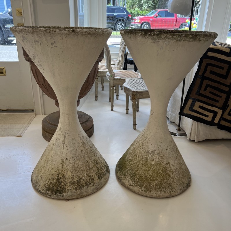Large Willy Guhl Hourglass Jardinieres (One Available) - Image 6