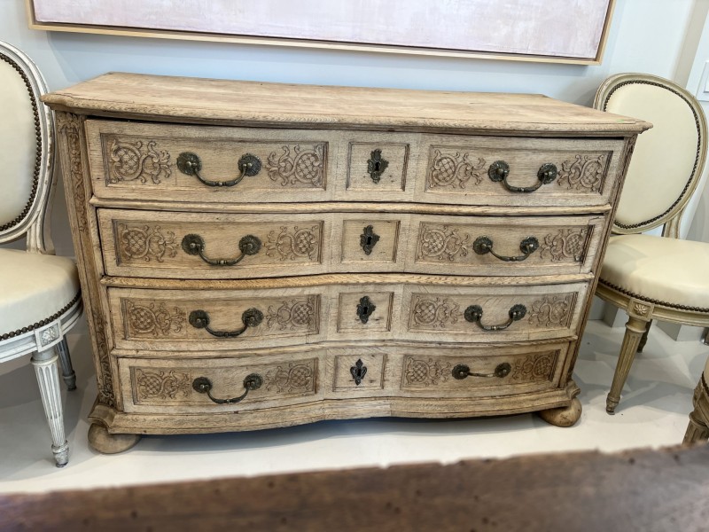 18th Century Bleached Oak Chest (Liege, Belgium) - Image 2