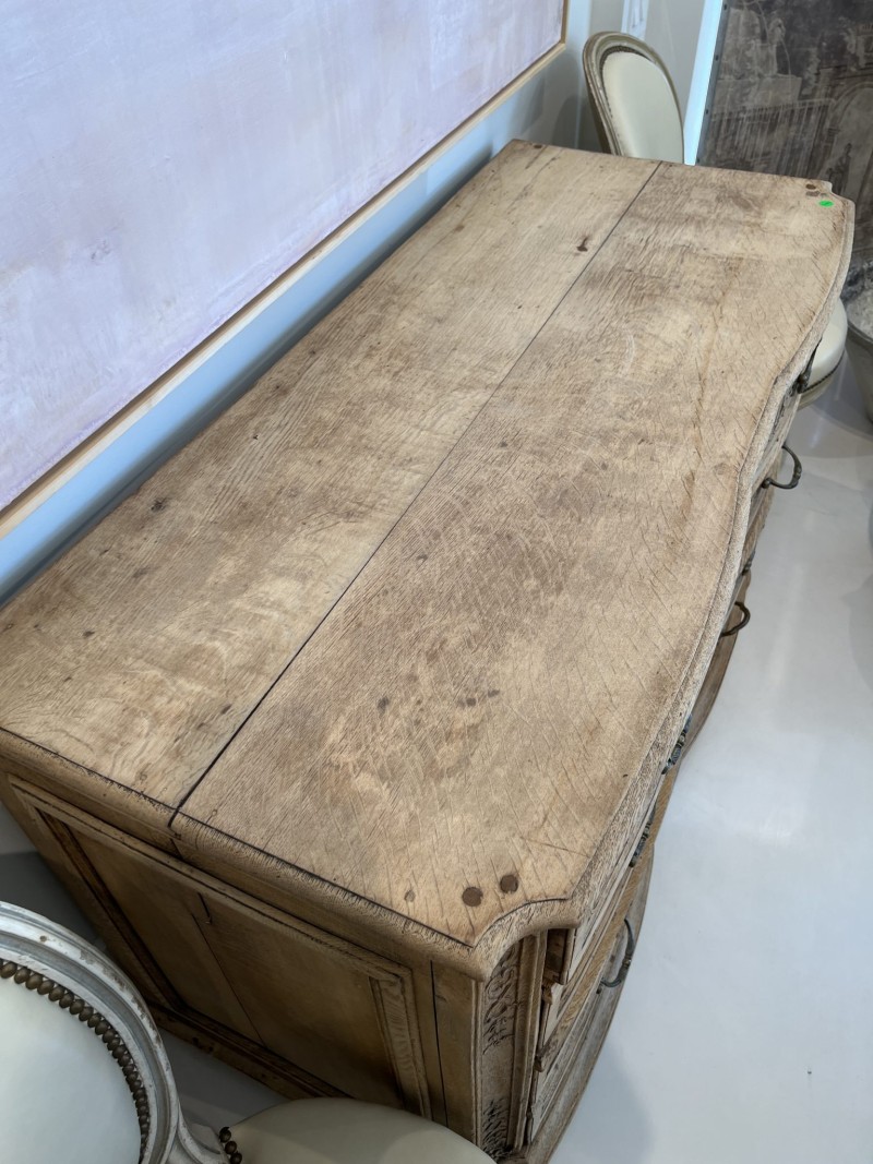 18th Century Bleached Oak Chest (Liege, Belgium) - Image 3