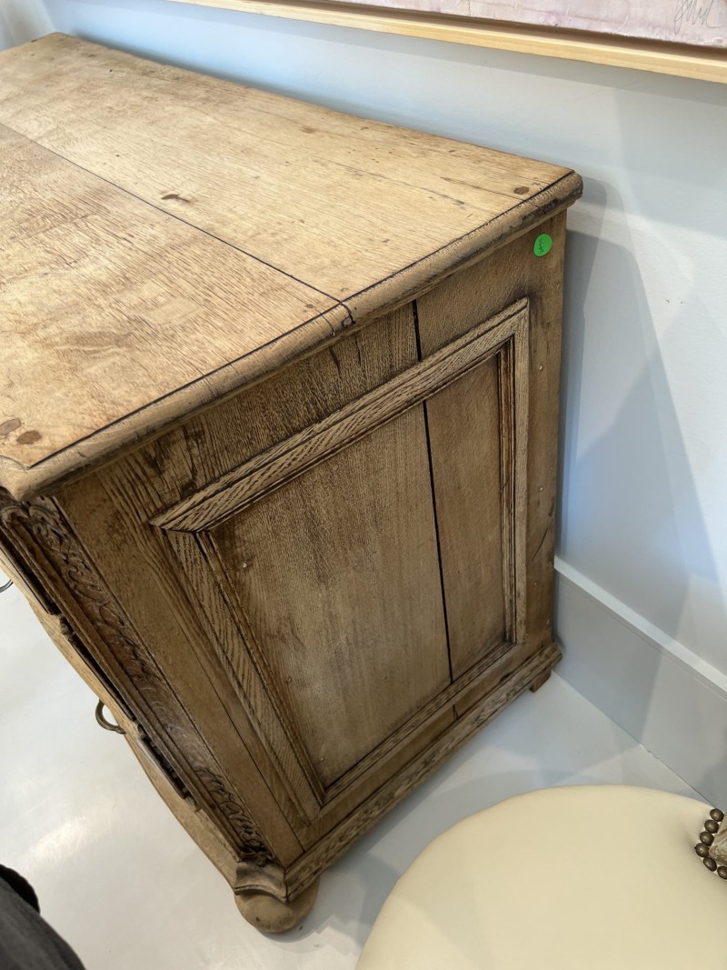 18th Century Bleached Oak Chest (Liege, Belgium) - Image 4