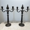 Pair Silver Double Candlesticks - Image 8