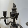 Pair Silver Double Candlesticks - Image 3