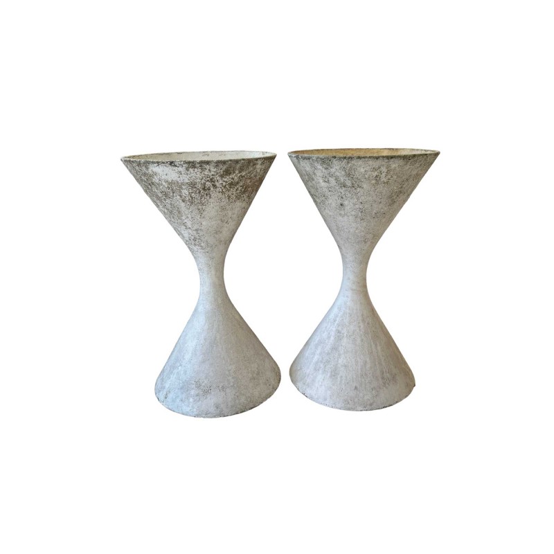 Medium Willy Guhl Hourglass Jardinieres (two available)
