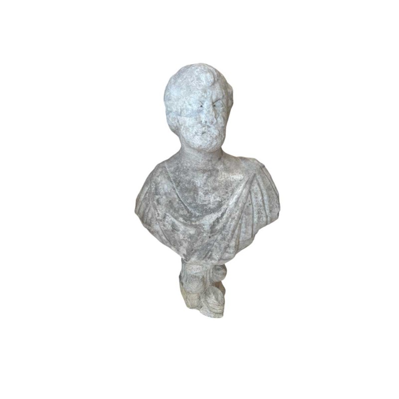 17th Century Marble Bust of Man