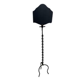 Vintage Black Chain Link Floor Lamp