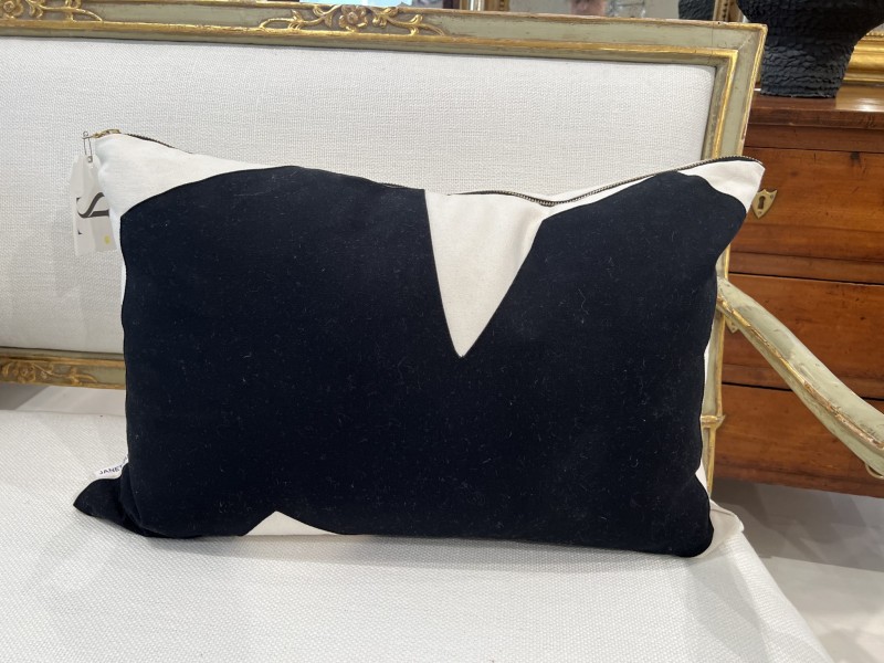 Black & Natural Pillow - Image 2