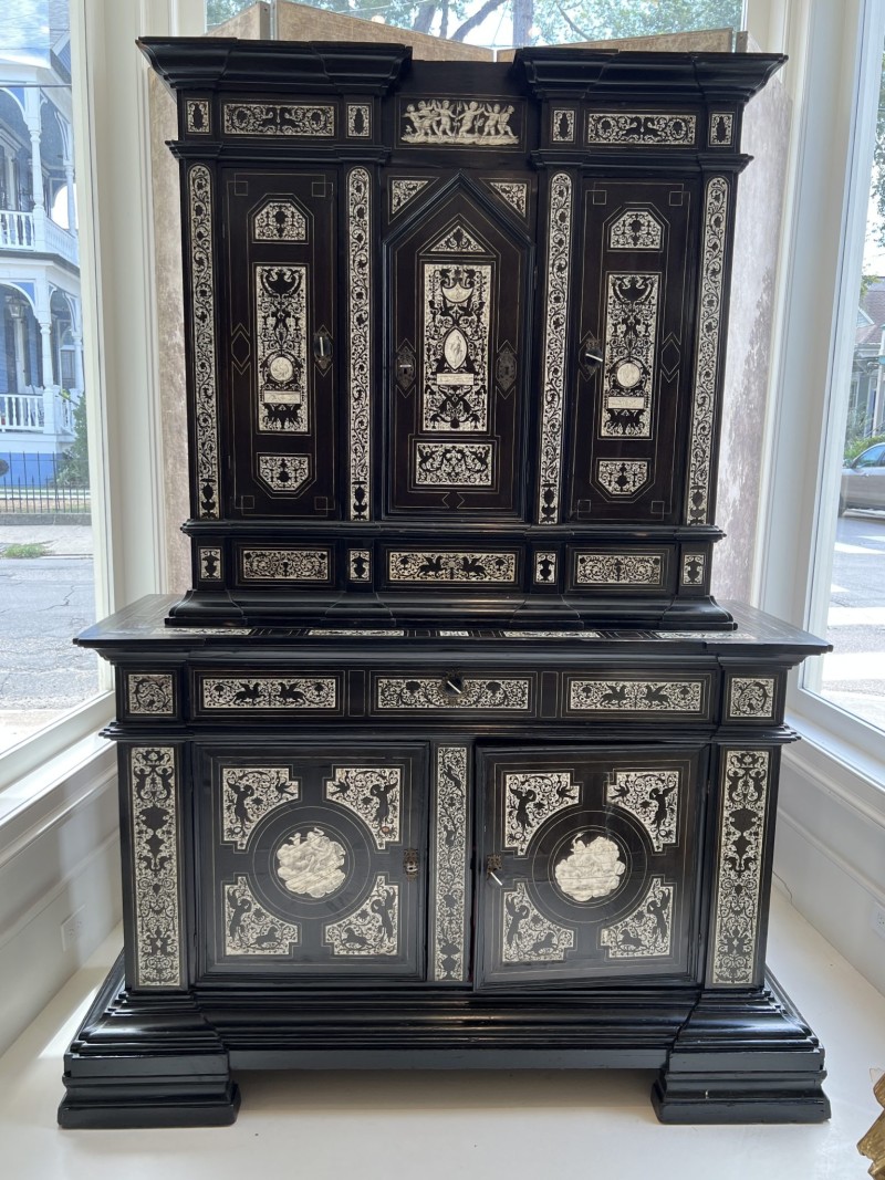19th Century Italian Cabinet with Bone Inlay - Image 12