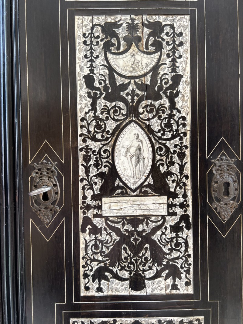 19th Century Italian Cabinet with Bone Inlay - Image 10