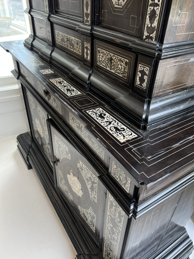 19th Century Italian Cabinet with Bone Inlay - Image 5