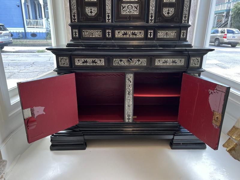 19th Century Italian Cabinet with Bone Inlay - Image 2
