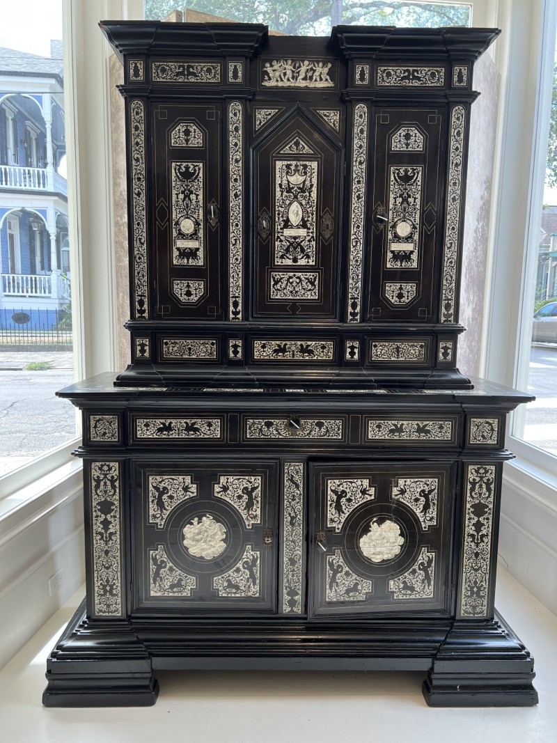 19th Century Italian Cabinet with Bone Inlay - Image 13