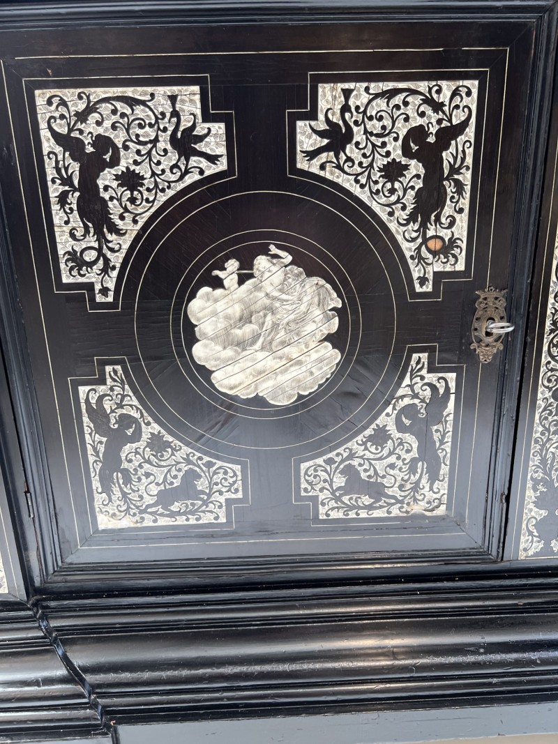19th Century Italian Cabinet with Bone Inlay - Image 11